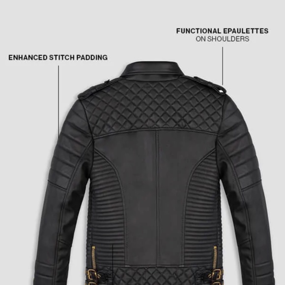 BODA SKINS Kay Michaels 100% Leather Jacket Size 6 - Picture 15 of 16